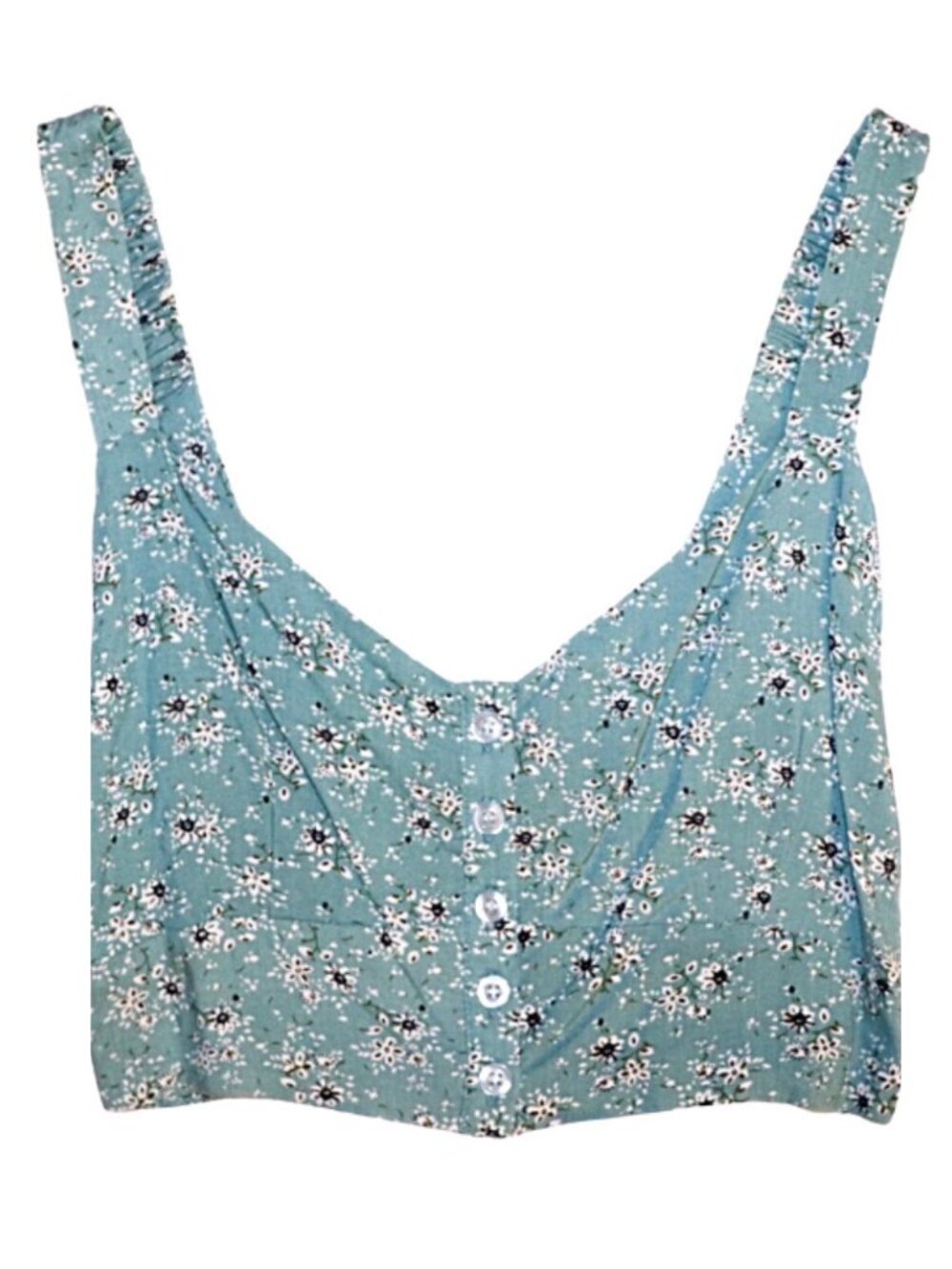 Run Cinta Run Floral Crop Top